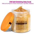 Custom 24K Gold Collagen Hydrating Face Scrub & Exfoliating Body Scrub